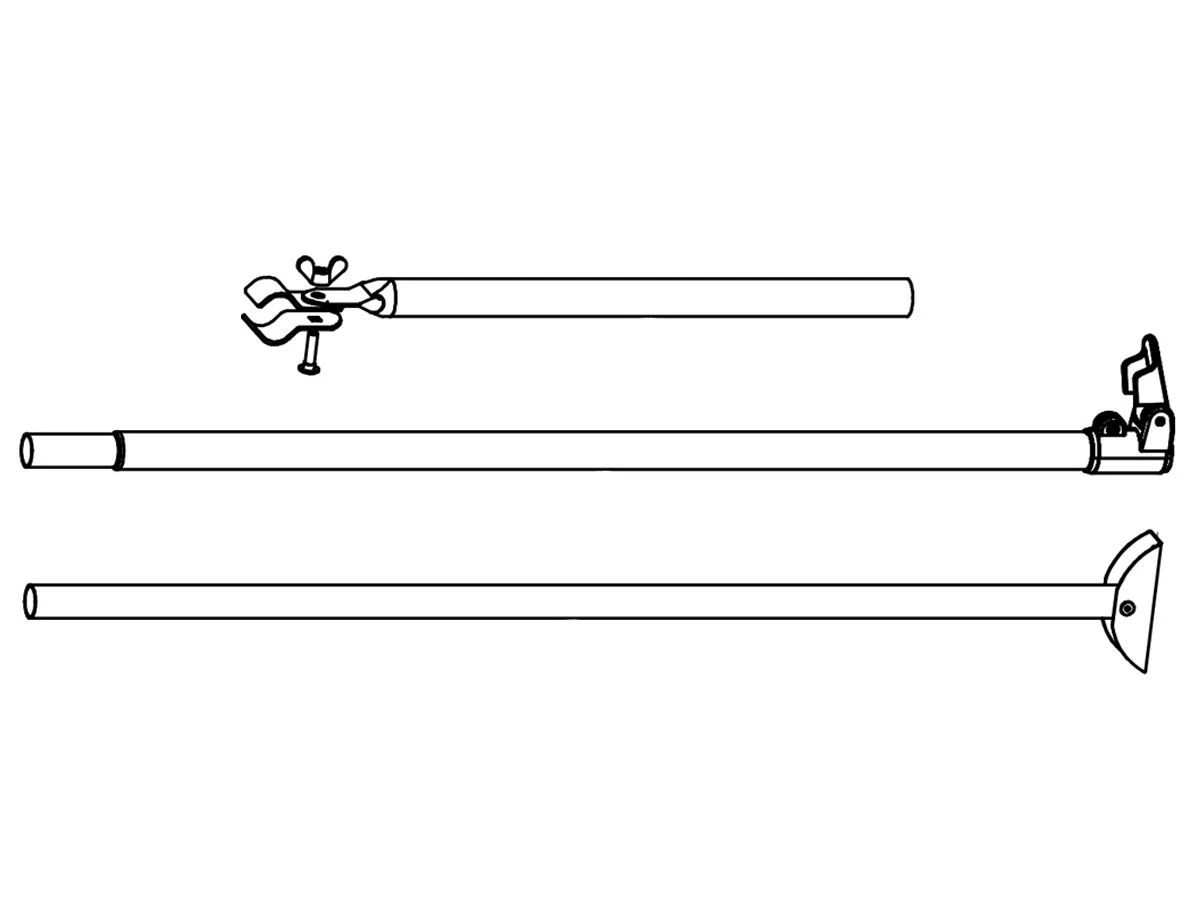 Piper PowerGrip Stormstang Met Klapvoet Staal 25 Mm 1 Piper PowerGrip Stormstang Met Klapvoet Staal 25 Mm