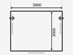 Dometic Grande Air Pro 390 M Voortent -Kwaliteit Outdoor Campingwinkel 579993 579993 images other kampa dometic plattegrond grande 390 m 2021 ecommerce