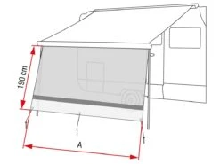 Fiamma Sun View XL Grey Voorwand 435 -Kwaliteit Outdoor Campingwinkel fiamma sun view xl grey 4 ecommerce ef7c 13