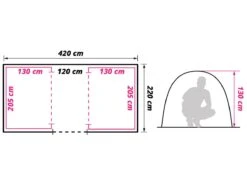 Obelink Napels 4 Poly Tunneltent -Kwaliteit Outdoor Campingwinkel obelink napels 4 tc floor plan ecommerce acf1 1