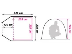 Obelink River 3 Koepeltent 11 Obelink River 3 Koepeltent -Kwaliteit Outdoor Campingwinkel obelink river floor plan ecommerce 0639 1