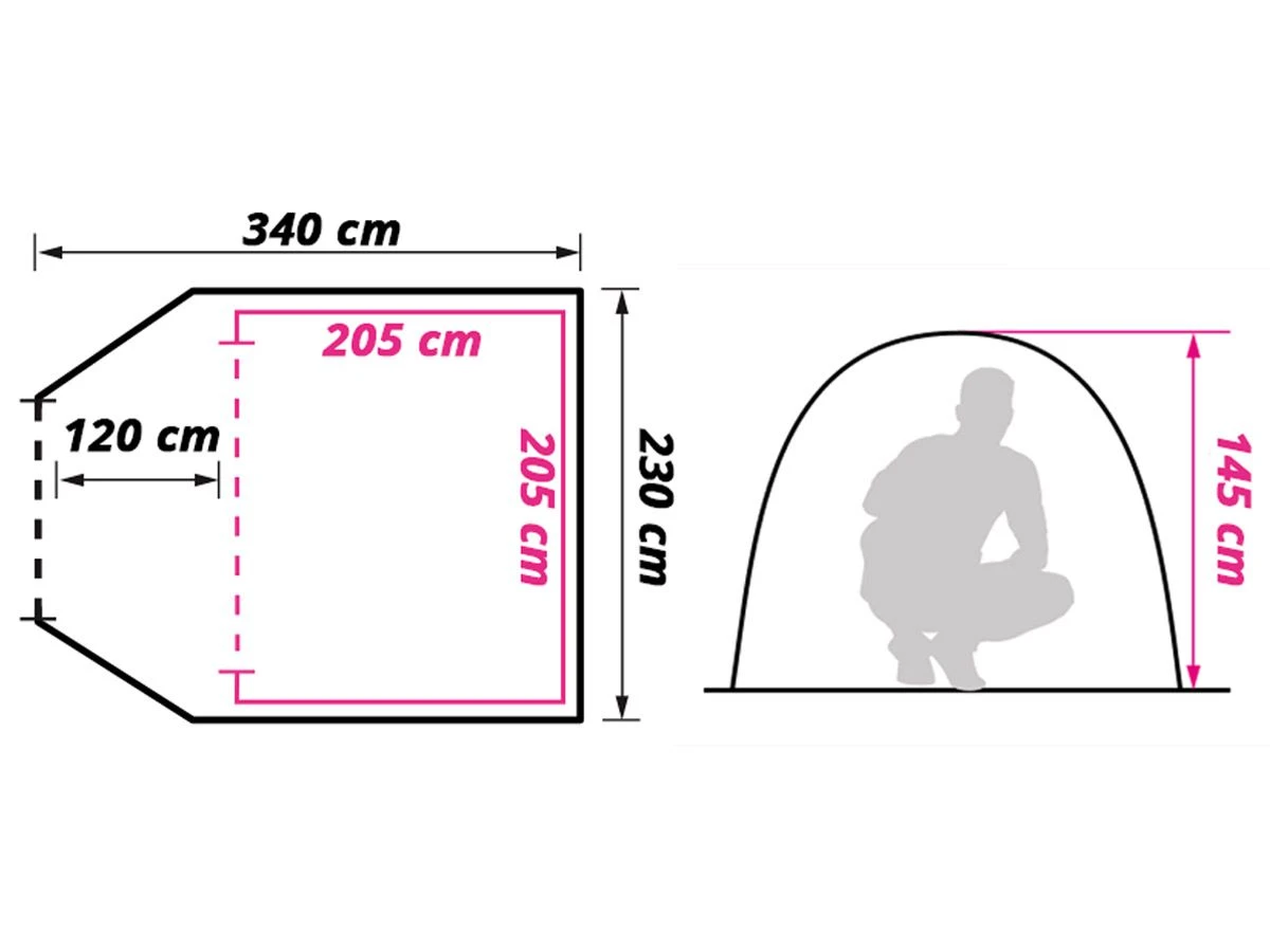 Obelink River 3 Koepeltent 6 Obelink River 3 Koepeltent - Afbeelding 6