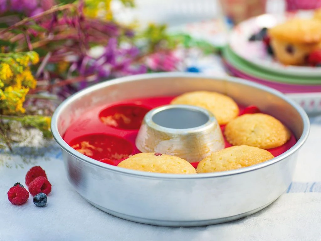 Omnia Muffin Siliconen Vorm 4 Omnia Muffin Siliconen Vorm - Afbeelding 4